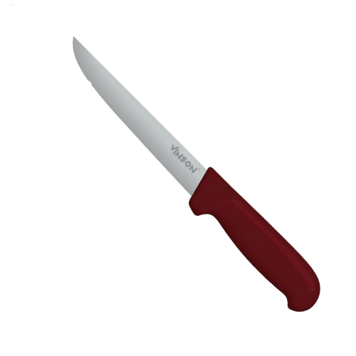 Cuchillo deshuesador recto 6" mango Blanco Marca Rhino (CUDER-6)
